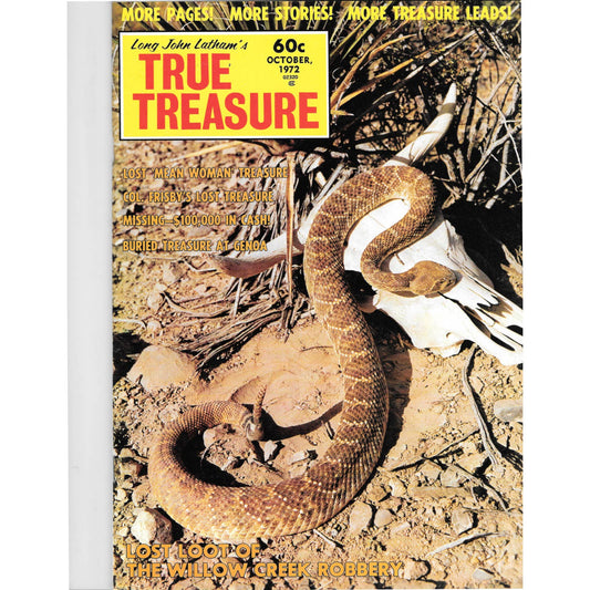Long John Latham's Treasure Magazine - Gold Mining Metal Detecting Oct 1972 M5