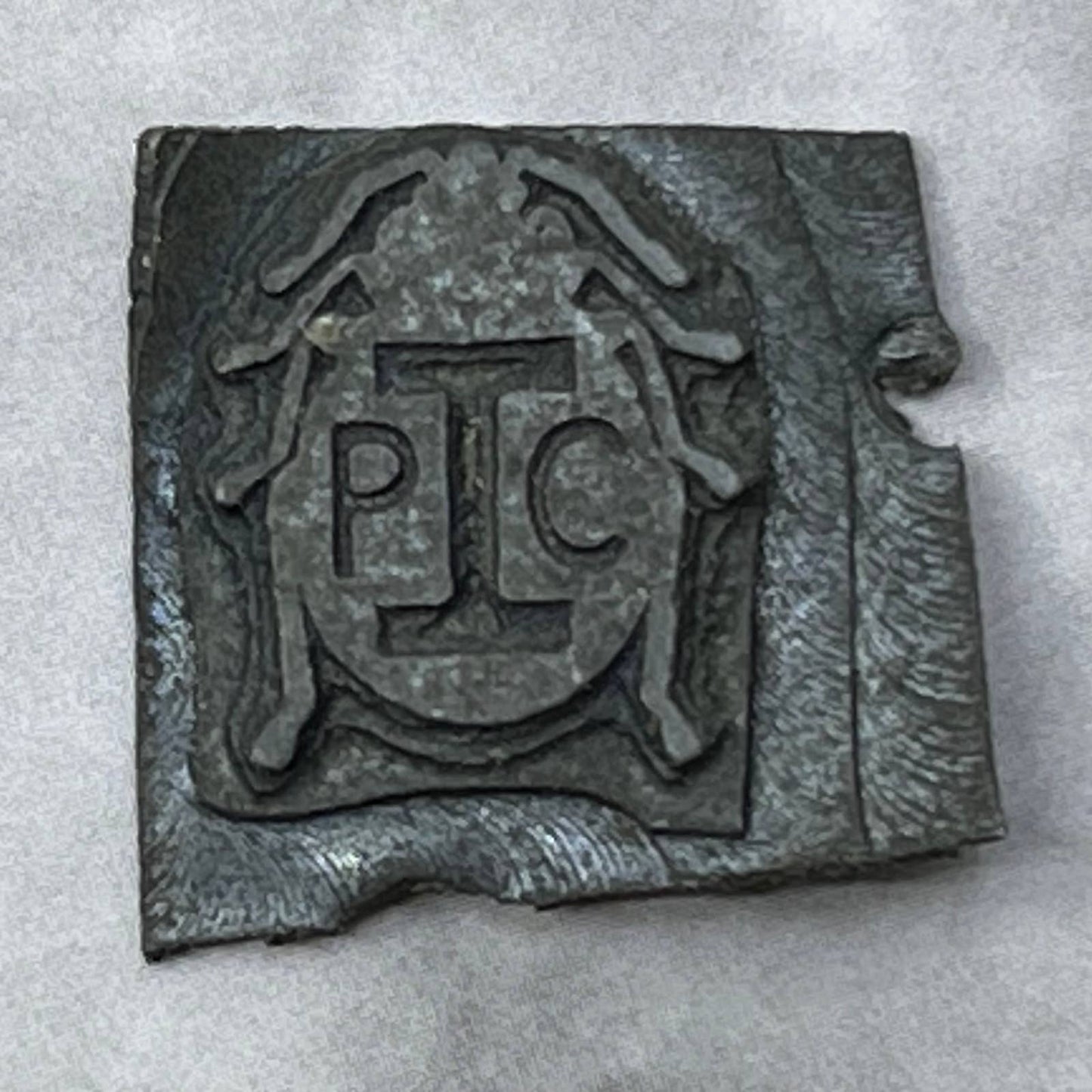 Vintage Printing Letterpress Printers Block Plate “PIC” SE836