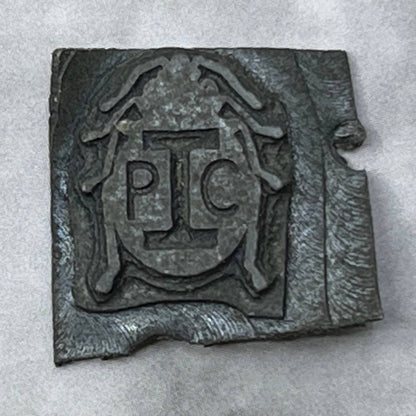Vintage Printing Letterpress Printers Block Plate “PIC” SE836