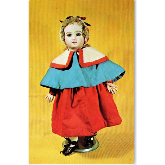 Jumeau Closed Mouth Doll Mary Merritt's Doll Museum Original Postcard PB6