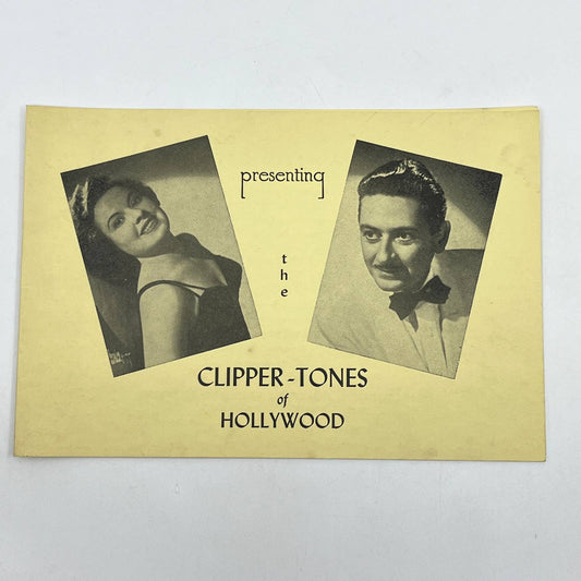 1940s Clipper-Tones of Hollywood Program Gena & Alex Clipper AB8