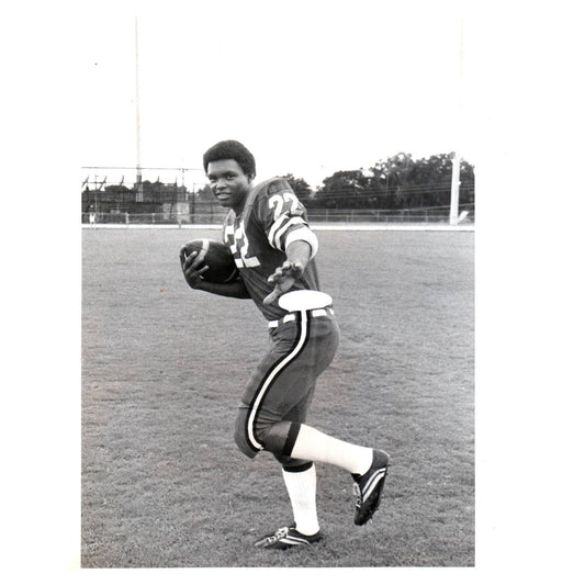 1973 Press Photo Football Ricky Rick Thomas St. Petersburg Pirates 6x8" AD3