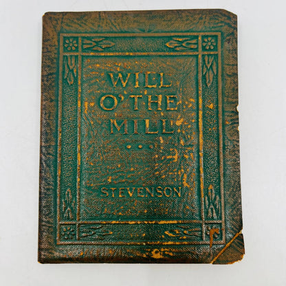 c1915 Little Leather Library Book WILL O’ THE MILL Stevenson TC5