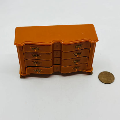 VINTAGE MARX Dollhouse 1965 LITTLE HOSTESS French Provincial Dresser opens TD2