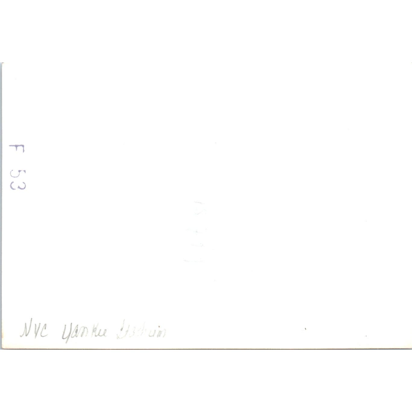 1951 Original Photograph New York Yankee Stadium NY Photo 3.45x4.5 AD8-P4