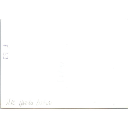 1951 Original Photograph New York Yankee Stadium NY Photo 3.45x4.5 AD8-P4