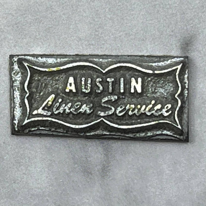 Vintage Printing Letterpress Printers Block Plate Austin Linen Service SE831