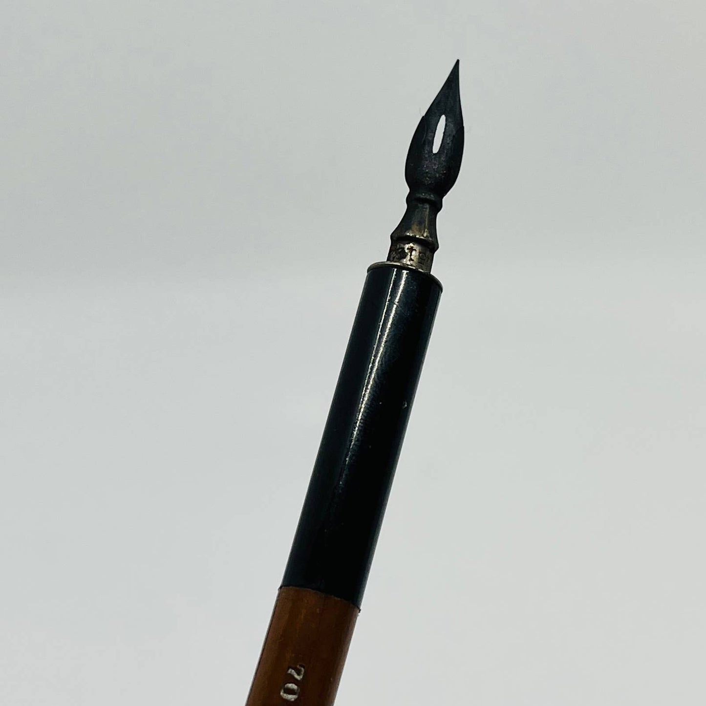Vintage Fountain Dip Pen Wood #70 Faber SB9