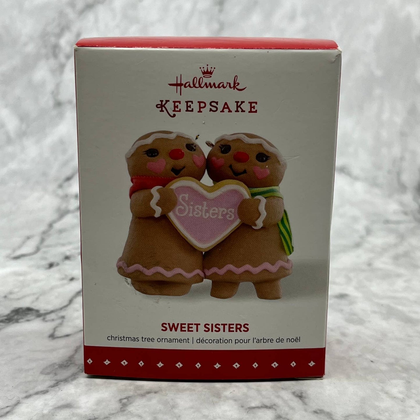 Hallmark 2015 - Sweet Sisters - Gingerbread Girls Keepsake Ornament in Box TK1