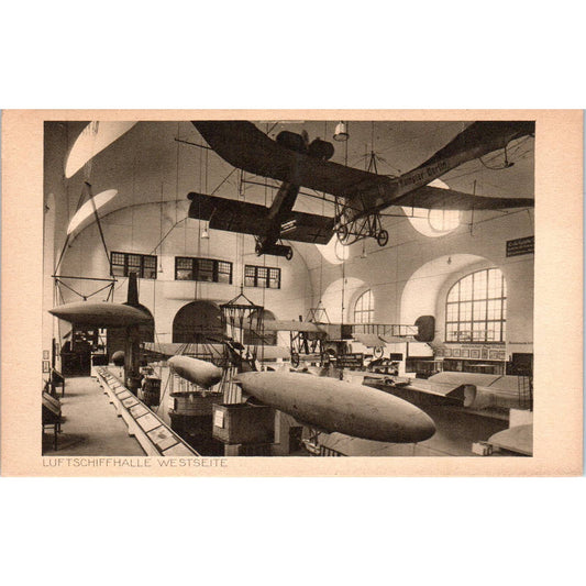 Luftschiffhalle Westseite - German - Original Postcard TJ9-P1