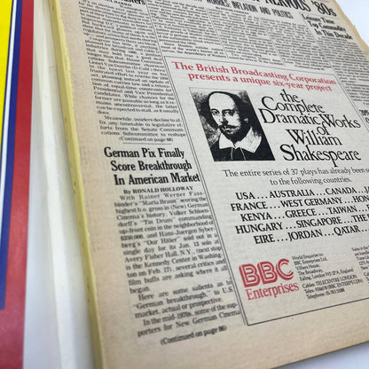 1979 Variety Newspaper Anniversary Edition Ringling Bros. Barnum & Bailey TG5