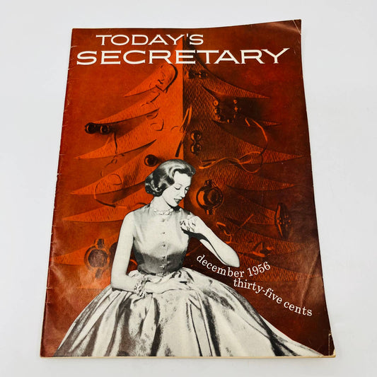 VTG Today's Secretary Magazine December 1956 Stenographers Fashion Shorthand BA2