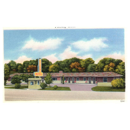 Freeway Motel Knoxville Tennessee Mr & Mrs CV Stanley - Postcard TJ8-1