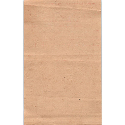 1915 Campbell & Co. Hart Schaffner & Marx Clothes Receipt Kendallville IN AD8-1