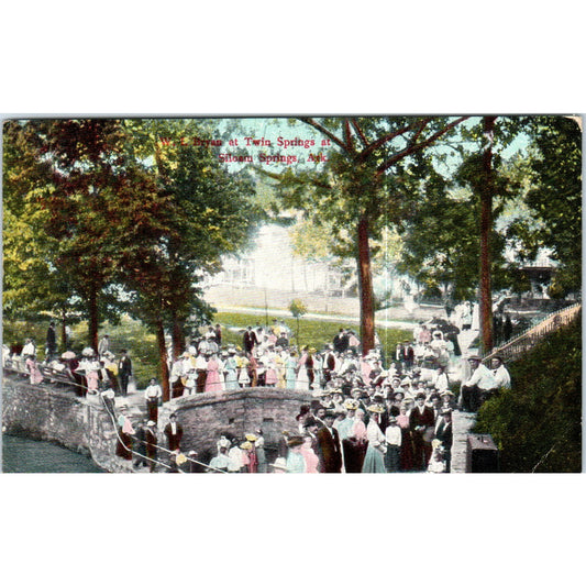W.E. Bryan Twin Springs Siloam Springs Arkansas Original Postcard P2-4