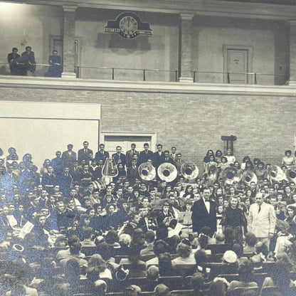 1940s 8x10 Photograph Band Assembly At Gettysburg High School PA AC9