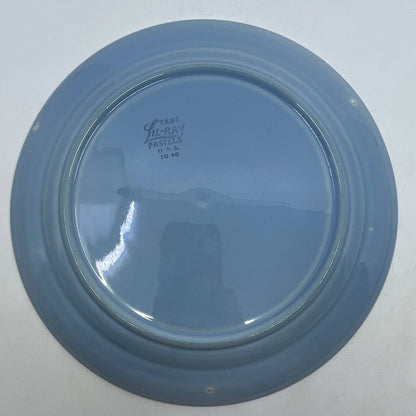 Vintage Lu-Ray Pastels Blue 9 1/4" Dinner Plate T.S.&T. TI3-7
