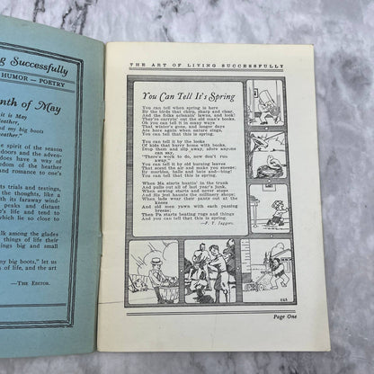 1935 May The Art of Living Successfully A Digest of Wit and Wisdom Booklet TH1