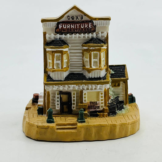 LIBERTY FALLS Cox’s Furniture & Undertaker Miniature Village 1993 #AH38 TD4-8