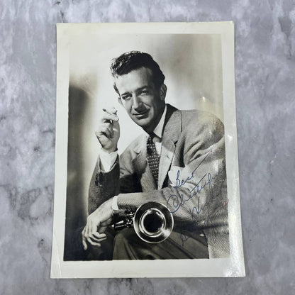 VTG Harry James Autographed Best Chesterfield Wishes 5x7 SIGNED Photo FL5-S