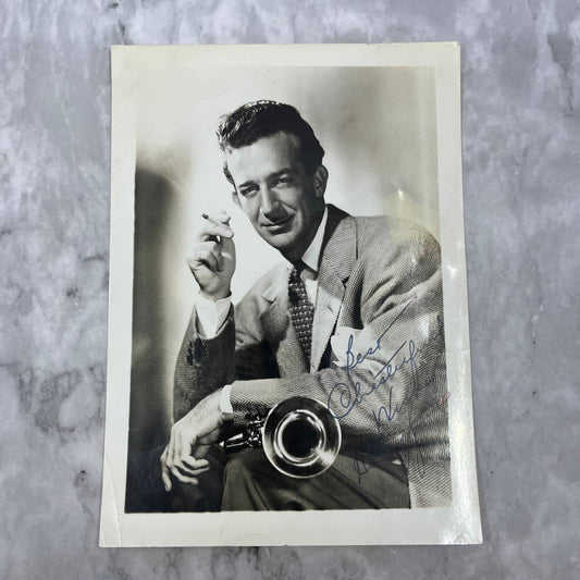 VTG Harry James Autographed Best Chesterfield Wishes 5x7 SIGNED Photo FL5-S