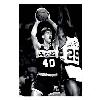 1988 Press Photo Basketball NBA Steve Stipanovich Indiana Pacers 8x10" AD3