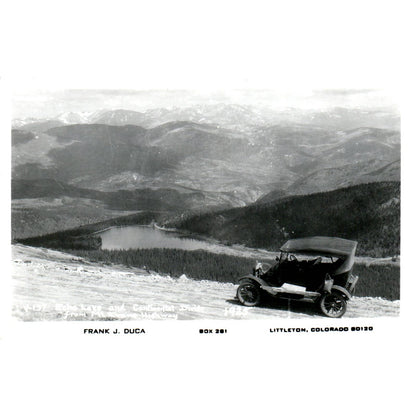 Echo Lake & Continental Divide 1925 Frank Duca RPPC Original Postcard TK1-29