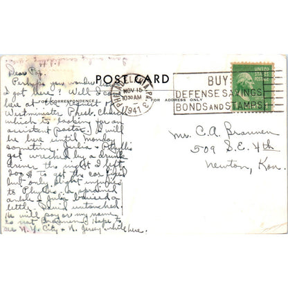 Vintage Postcard The Rob Morris Hotel at 17th & Arch Sts Philadelphia PA TD9-P1