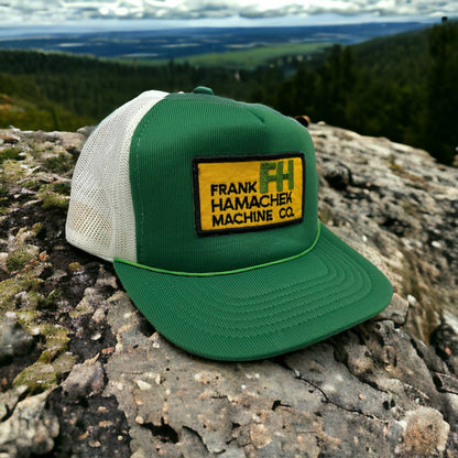 Frank Hamachek Machine Co Trucker Hat Cap Snap Back Mesh One Size HB1