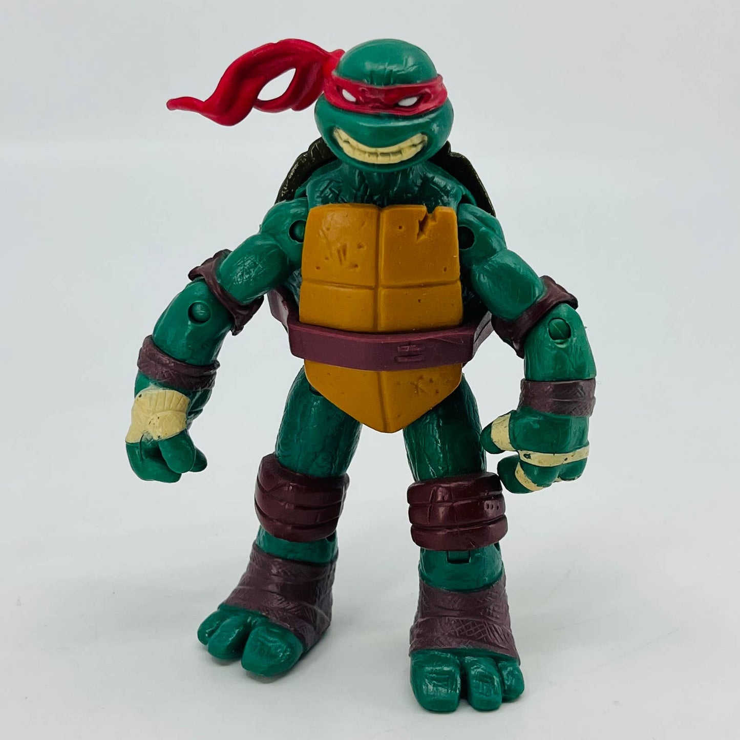 2012 Viacom Playmates TMNT Raphael Teenage Mutant Ninja Turtles 4.5" Figure TD3