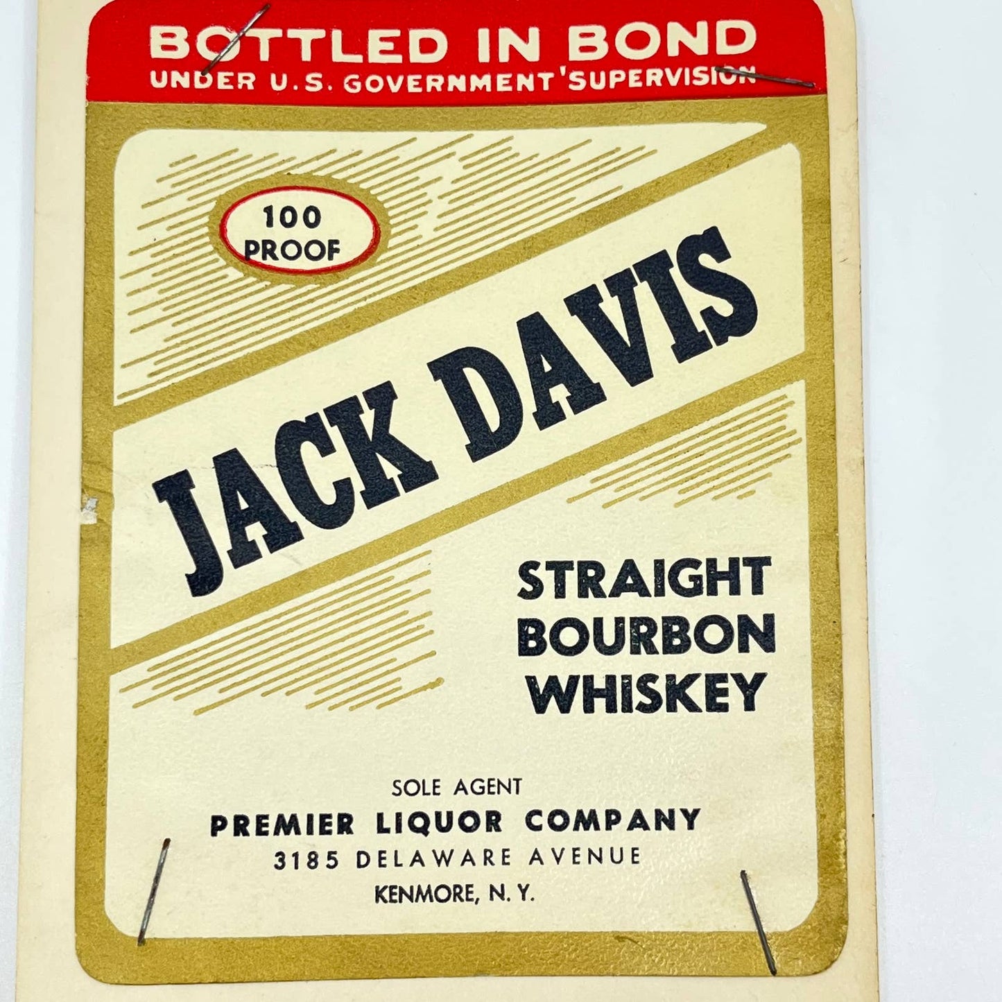 Jack Davis Whiskey Label Premier Liquor Company 3185 Delaware Ave Kenmore NY
