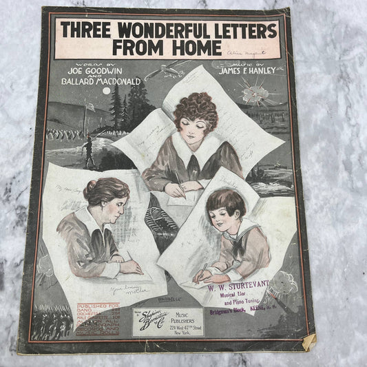 In the Heart of a Fool Donna Montran Harry D. Squires 1919 Sheet Music TK2-SM3