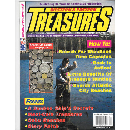 Western & Eastern Treasures Magazine - Treasure Hunting July 2003 M6