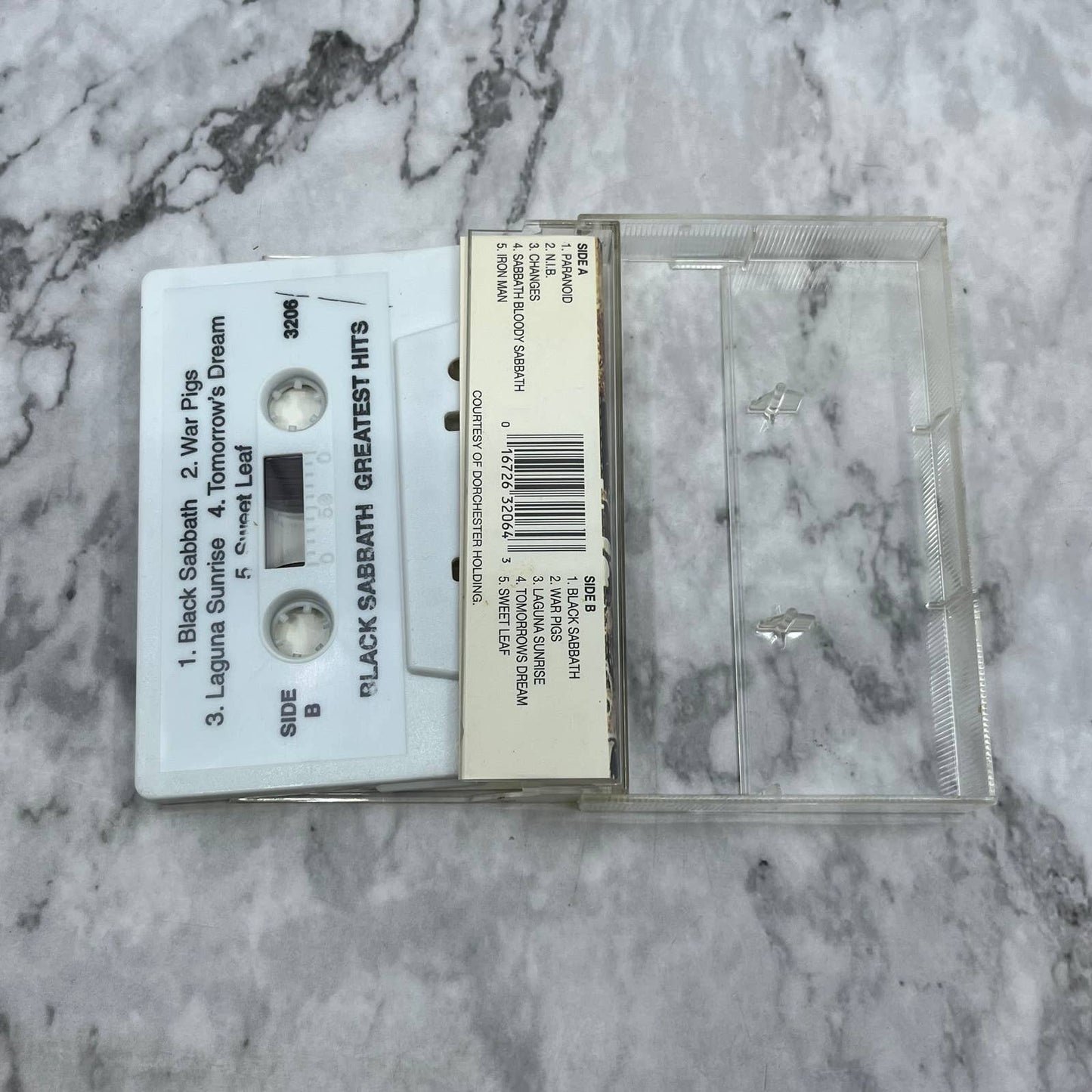 Black Sabbath "Greatest Hits" Iron Man War Pigs Cassette Tape TD9-55