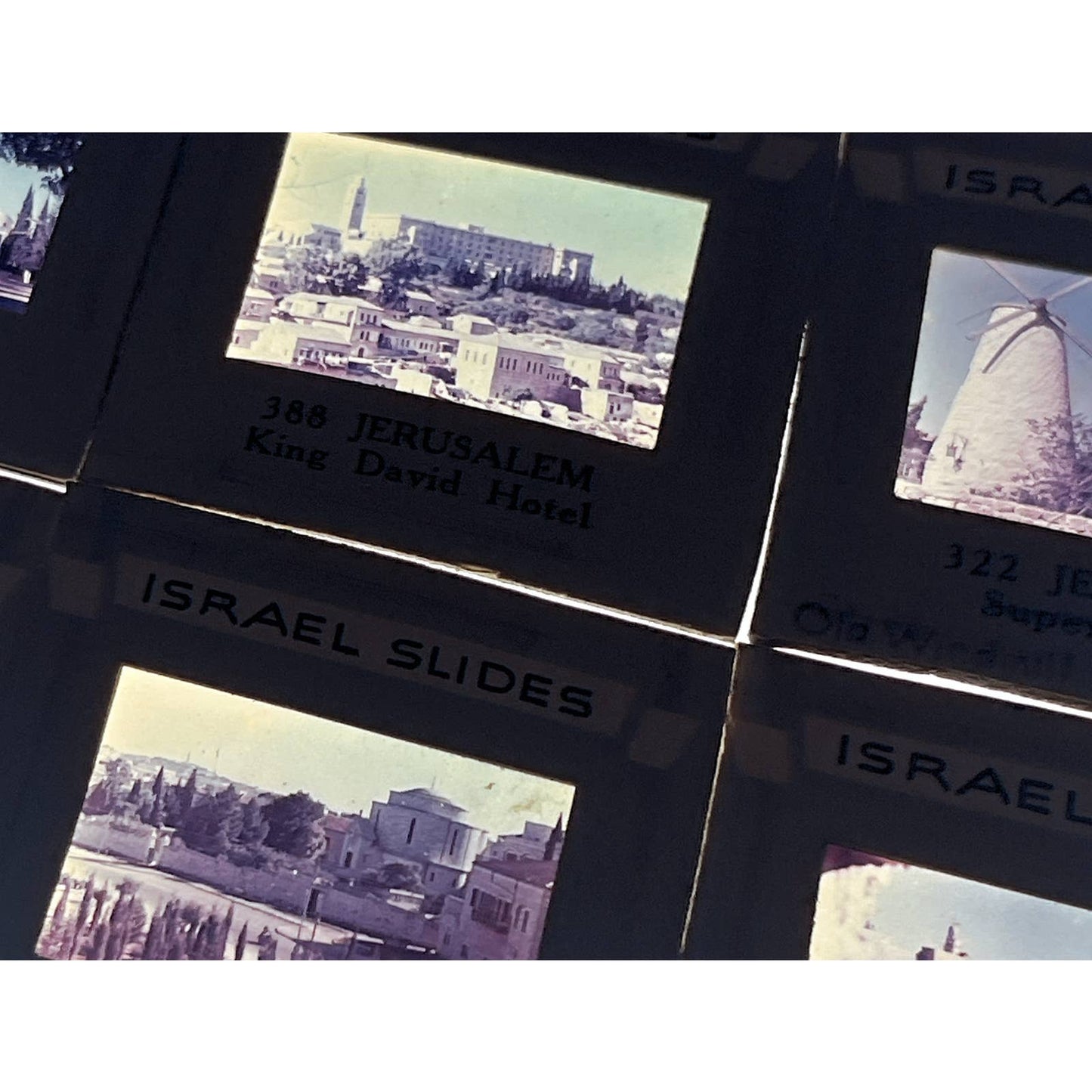 1960s Israel Jerusalem Set of 6 2x2 Slides TK2-S2-20