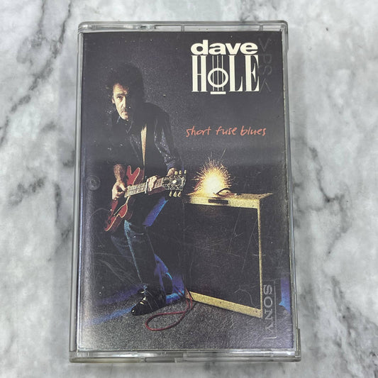 DAVE HOLE Short Fuse Blues 1992 Alligator Cassette Tape TH5-35