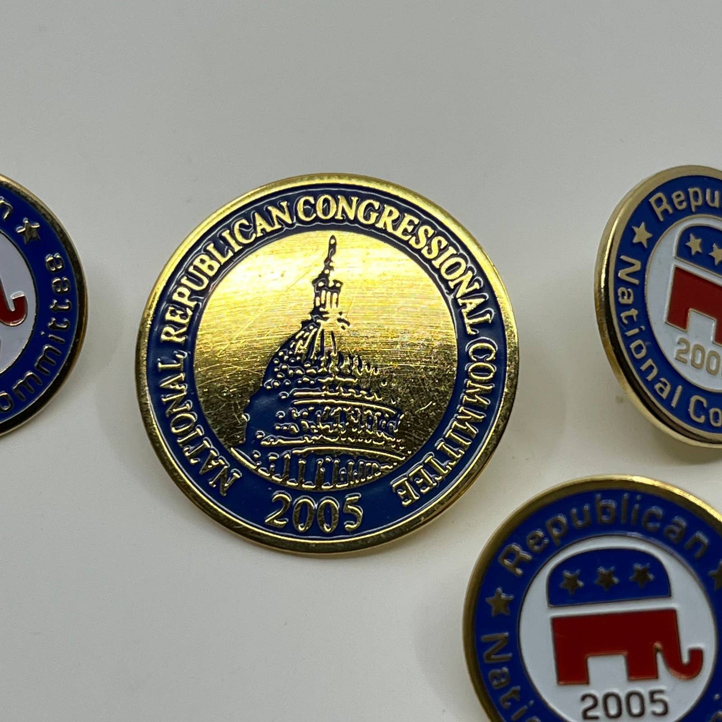 2005-2007 RNC Republican National Congressional Committee Pinback Button Set SC4