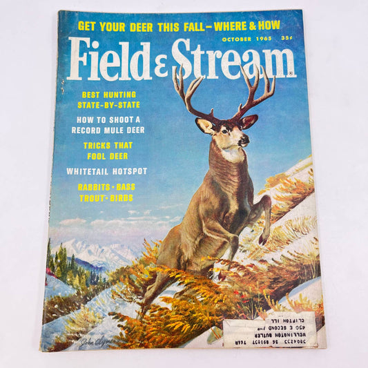 1965 Oct Field & Stream Magazine Best Hunting State By State TE8