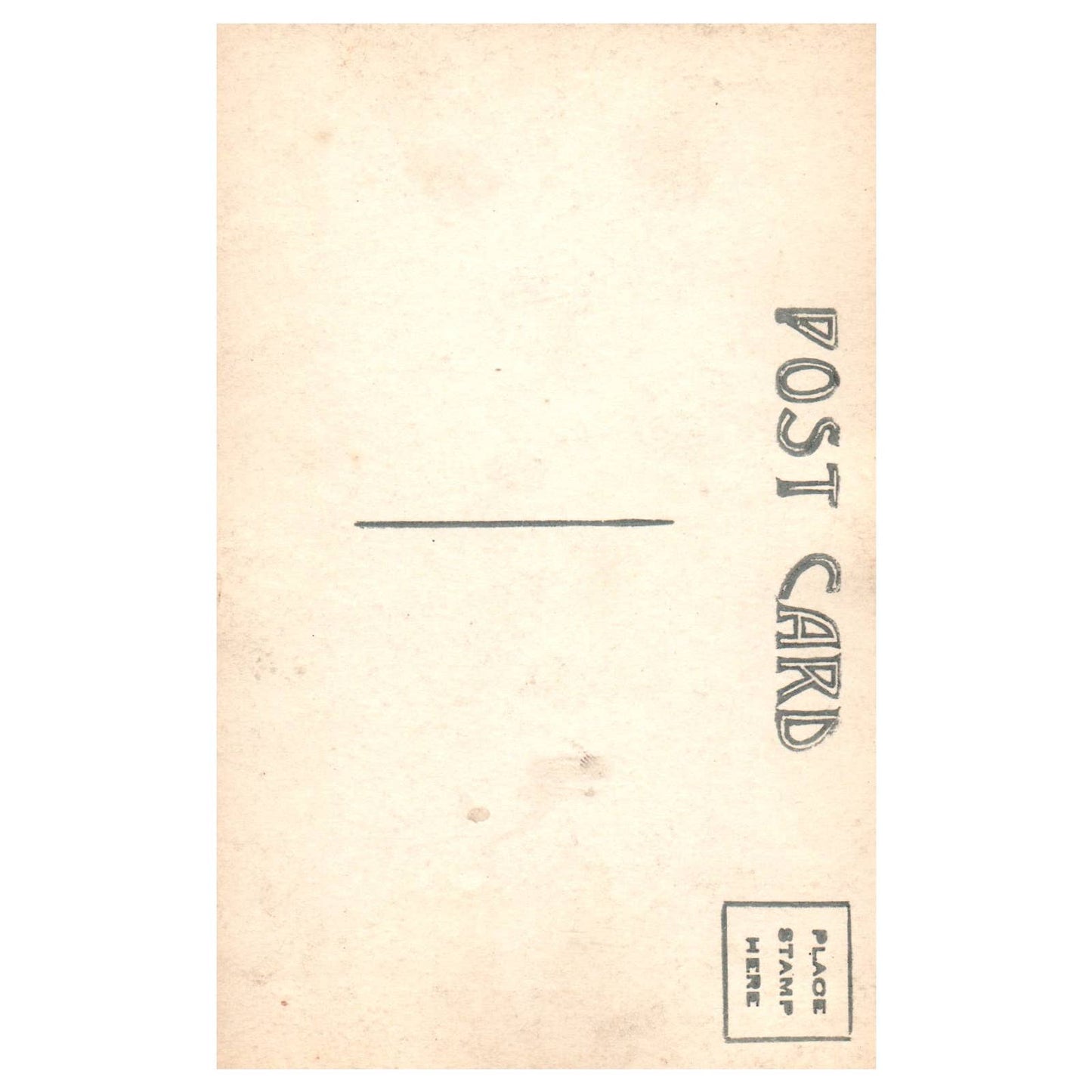 WWI Battleship It's a Great Life if You Don't Weaken - Original Postcard TJ8-5