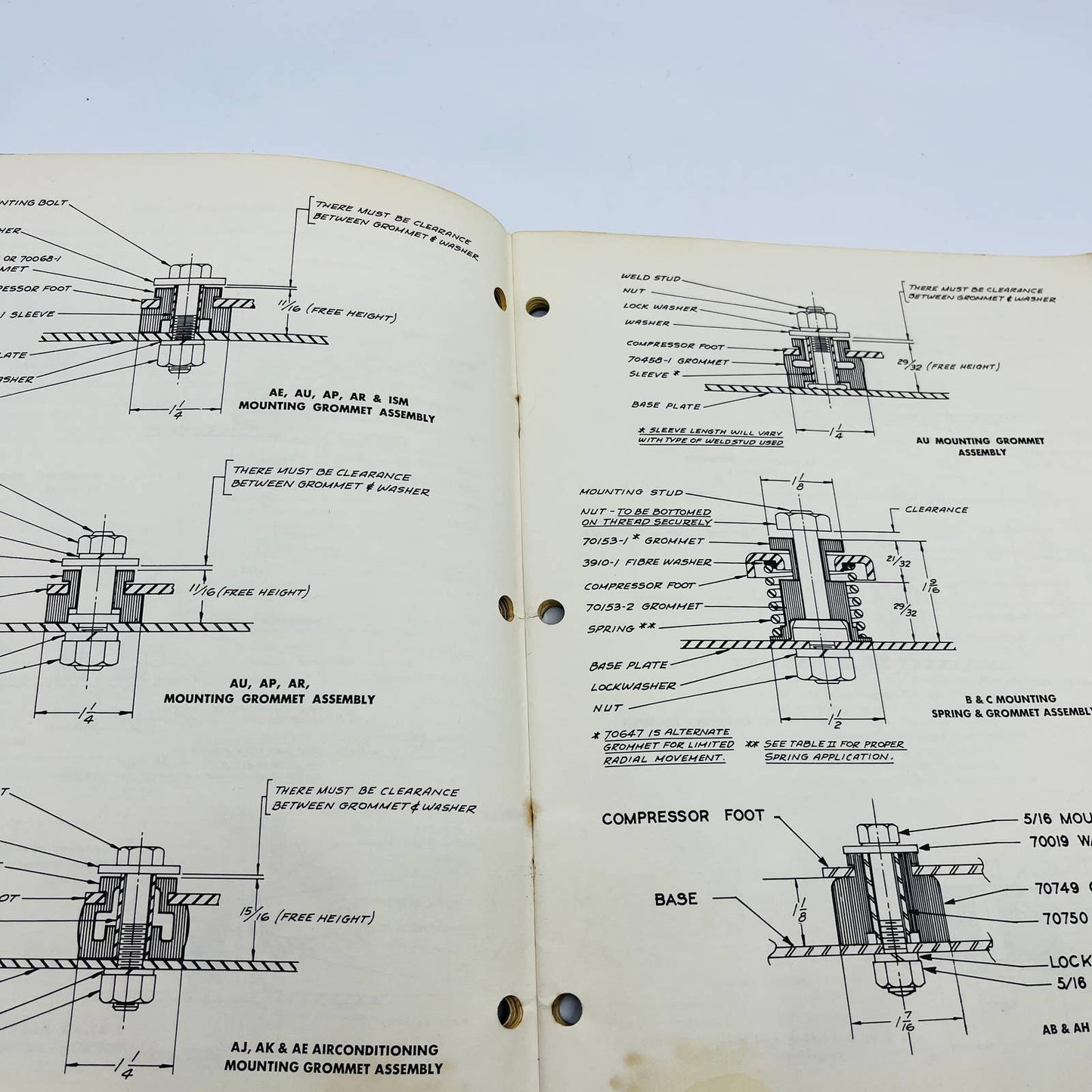 1974 Tecumseh Hermetic Compressor Service Data Manual BA1
