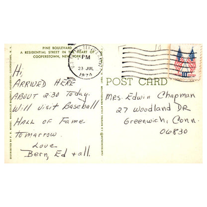 Vintage Postcard - Yarmouth Nova Scotia Post Office AD9