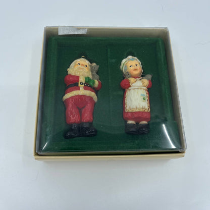 Hallmark Tree Trimmer Xmas Ornament 1981 Keepsake Mr & Mrs Claus IN BOX TB4