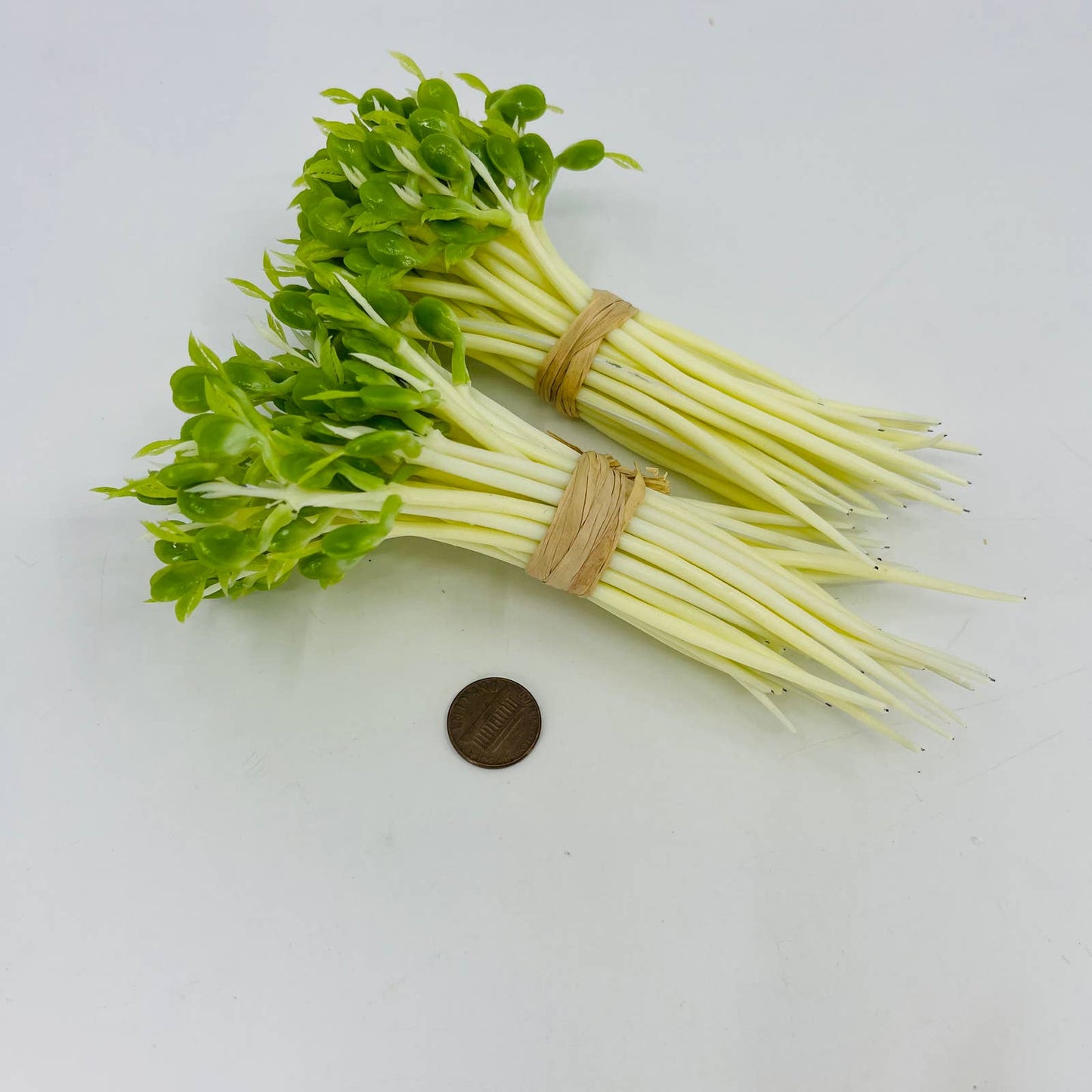 2 Bunches Vintage Artificial Fake Bean Sprouts TD3-2