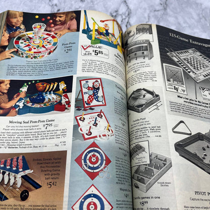 Original 1972 SEARS Christmas Wish Book Catalog Toys Barbie Hot Wheels Pooh S3