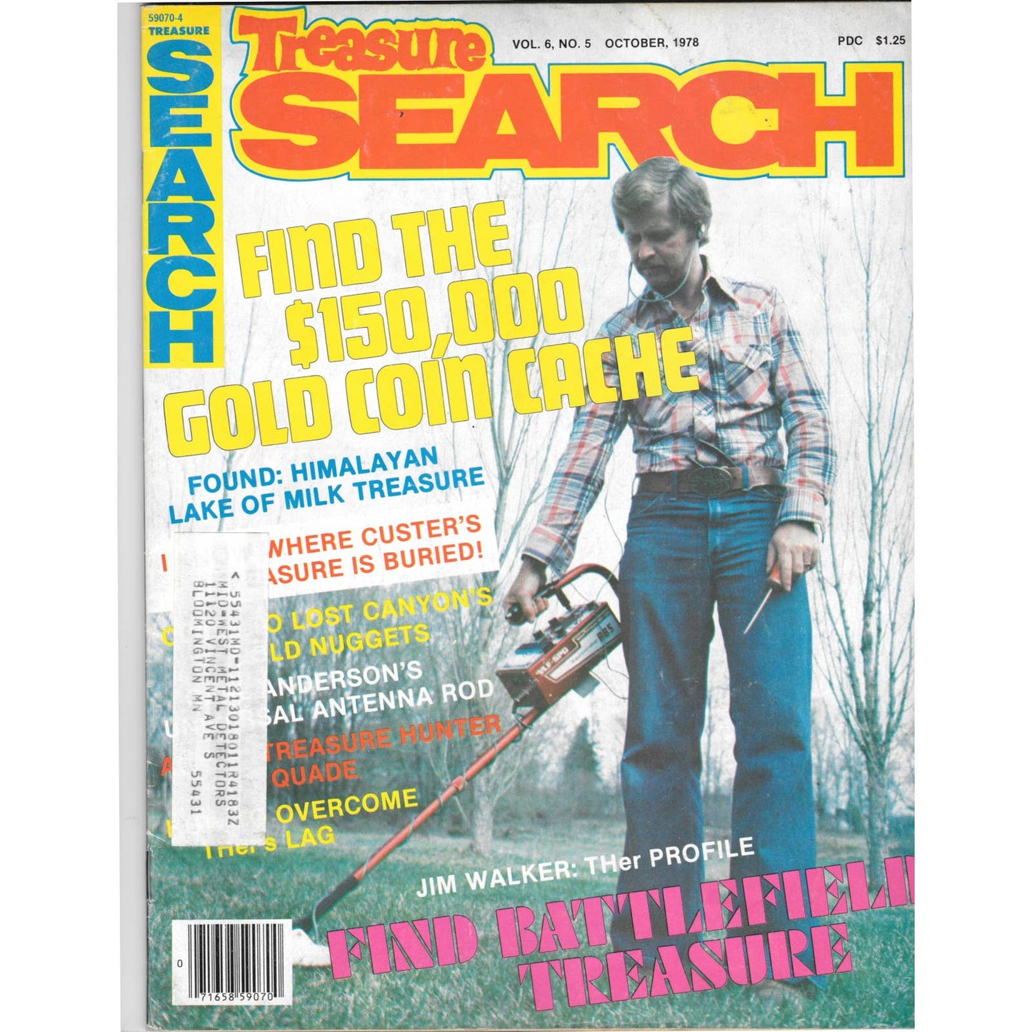 Treasure Search Magazine - Treasure Hunting Mining Metal Detecting Oct 1978 M4