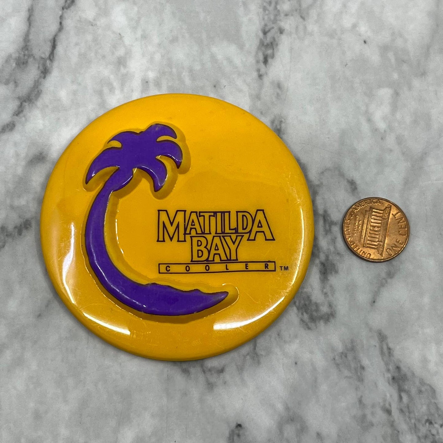 Vintage Matilda Bay Cooler Pinback Button Pin SF1