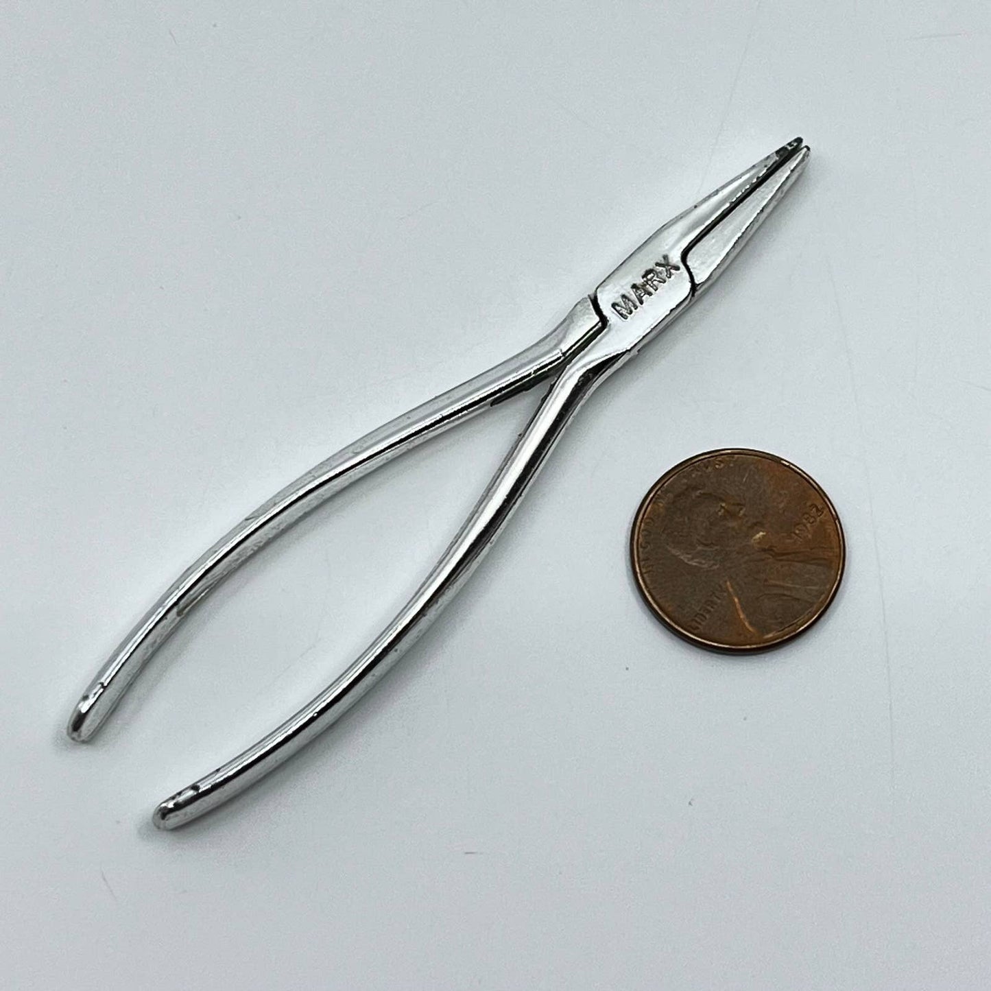 Vintage Miniature Small Pretend Play Toy Tool Marx Needle Nose Pliers SD4