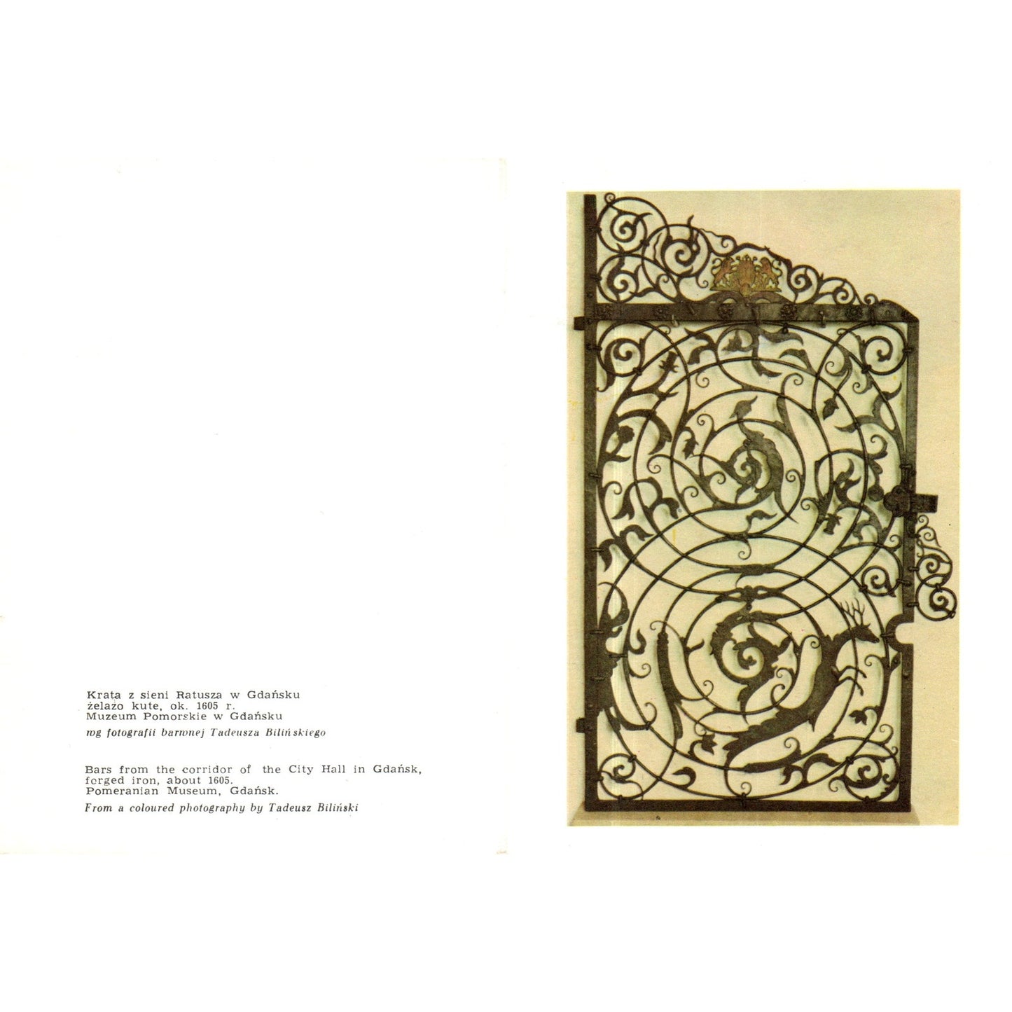 1960s Christmas Card from The Embassy of the Polish People's Republic B15