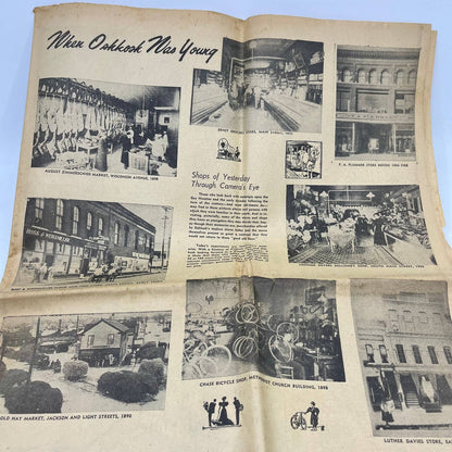 1953 June 26 OSHKOSH DAILY NORTHWESTERN Newspaper Centennial Edition No. 4 TI6-5