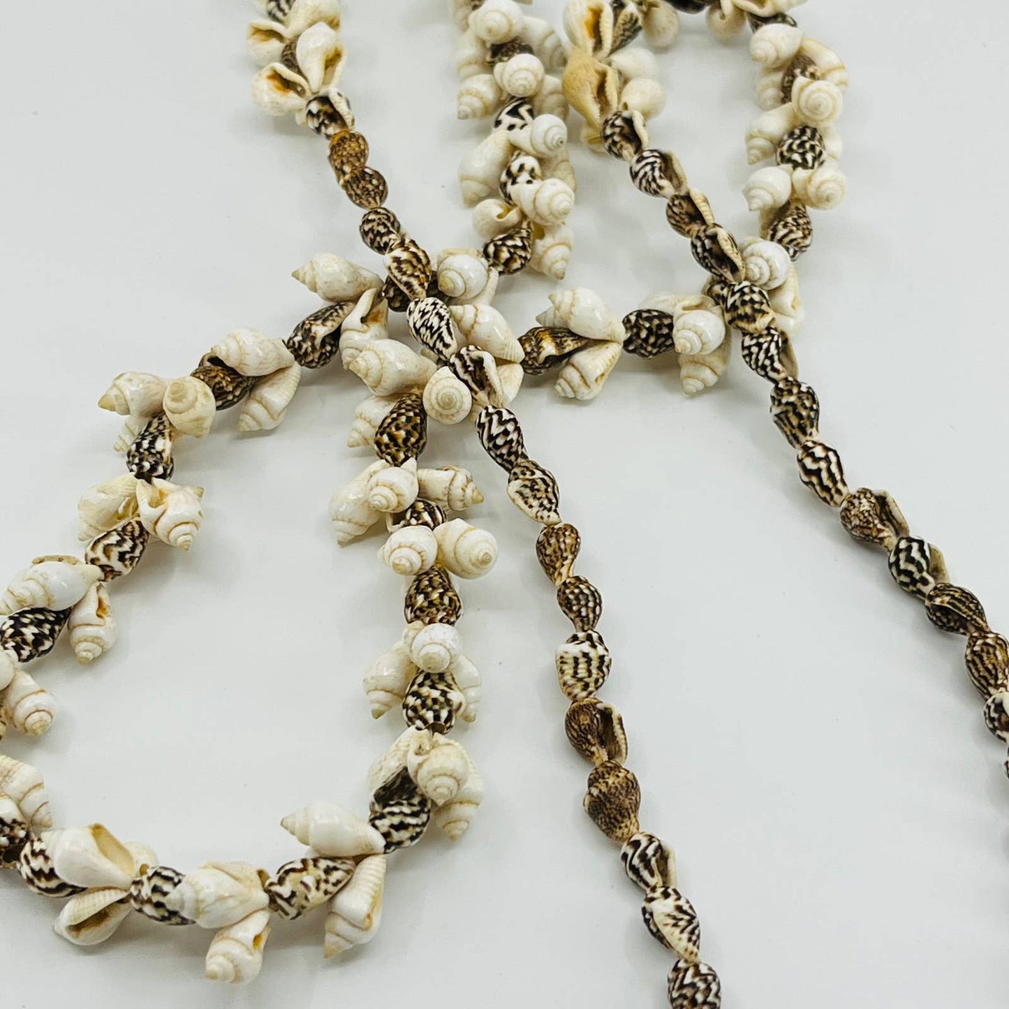 Vintage Boho Long Chunky Tiny Seashell Necklace SB2